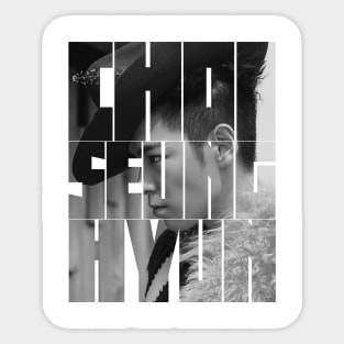 BIGBANG TOP Typography Sticker